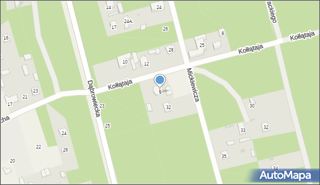 Stara Wieś, Kołłątaja Hugo, 9, mapa Stara Wieś