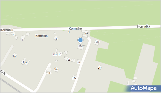 Starachowice, Kornatka, 12a, mapa Starachowic