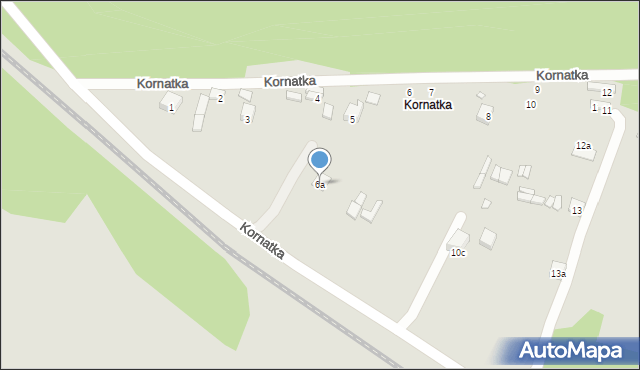 Starachowice, Kornatka, 6a, mapa Starachowic