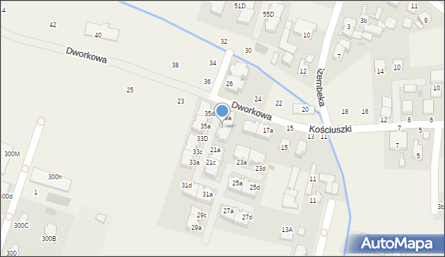 Stare Babice, Kościuszki Tadeusza, gen., 19D, mapa Stare Babice