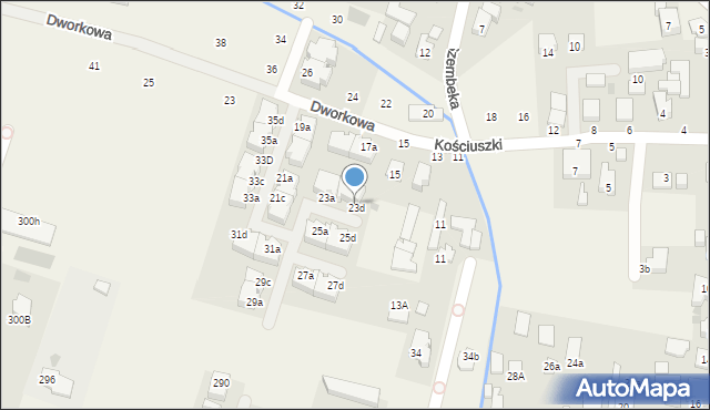 Stare Babice, Kościuszki Tadeusza, gen., 23D, mapa Stare Babice