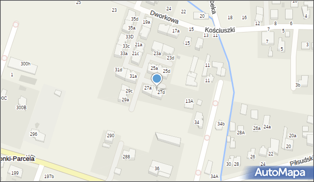 Stare Babice, Kościuszki Tadeusza, gen., 27C, mapa Stare Babice