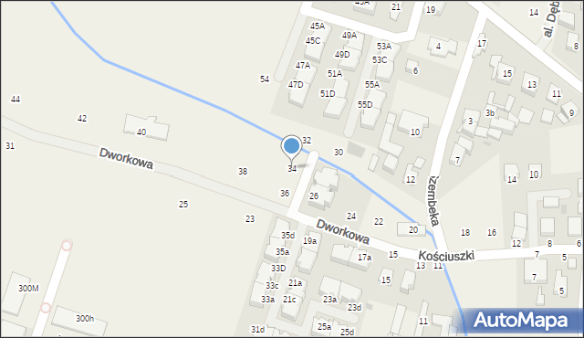 Stare Babice, Kościuszki Tadeusza, gen., 34, mapa Stare Babice