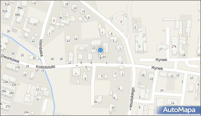 Stare Babice, Kościuszki Tadeusza, gen., 4, mapa Stare Babice