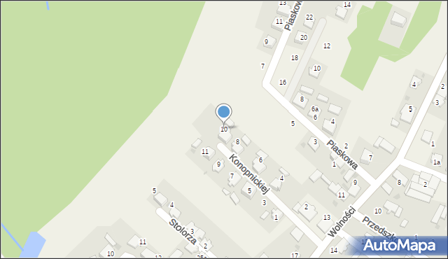 Stare Koźle, Konopnickiej Marii, 10, mapa Stare Koźle