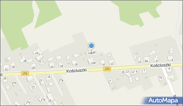 Stare Kurowo, Kościuszki Tadeusza, gen., 14a/A, mapa Stare Kurowo