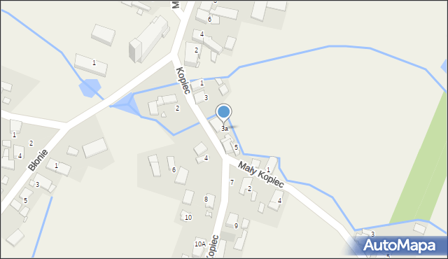 Stare Siołkowice, Kopiec, 3a, mapa Stare Siołkowice