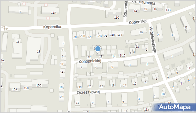 Starogard Gdański, Konopnickiej Marii, 20, mapa Starogard Gdański