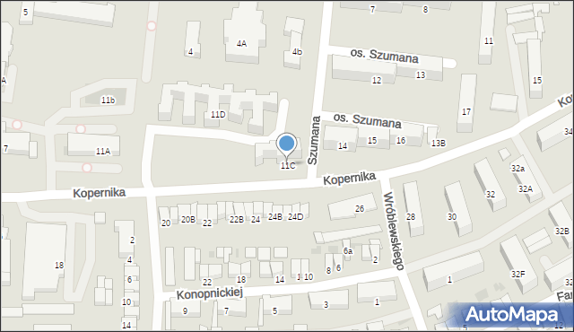 Starogard Gdański, Kopernika Mikołaja, 11C, mapa Starogard Gdański
