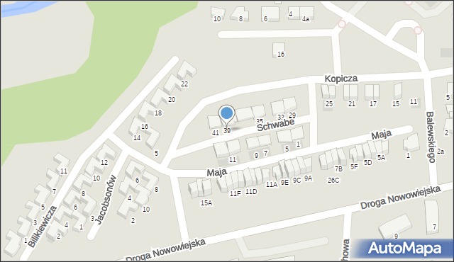 Starogard Gdański, Kopicza Józefa, dr., 39, mapa Starogard Gdański