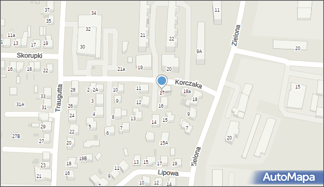 Starogard Gdański, Korczaka Janusza, 17, mapa Starogard Gdański