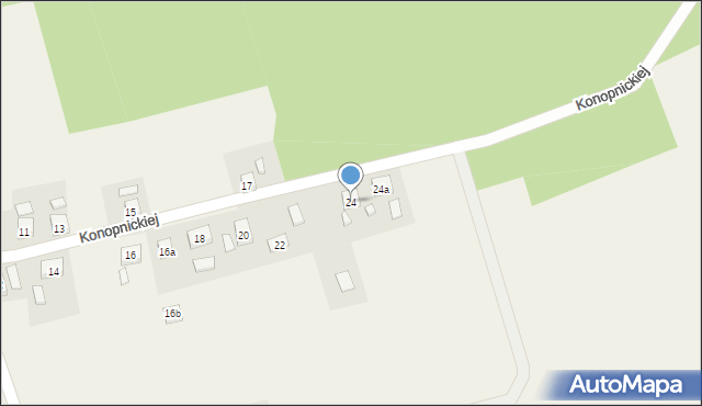 Stary Węgliniec, Konopnickiej Marii, 24, mapa Stary Węgliniec