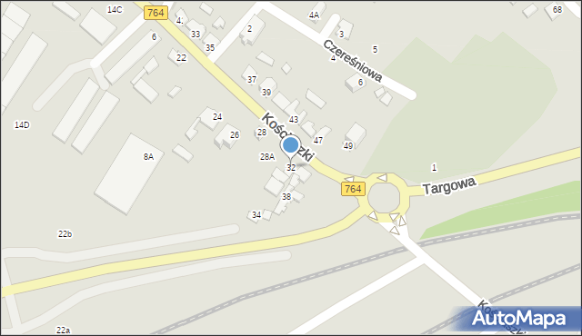 Staszów, Kościuszki Tadeusza, gen., 32, mapa Staszów