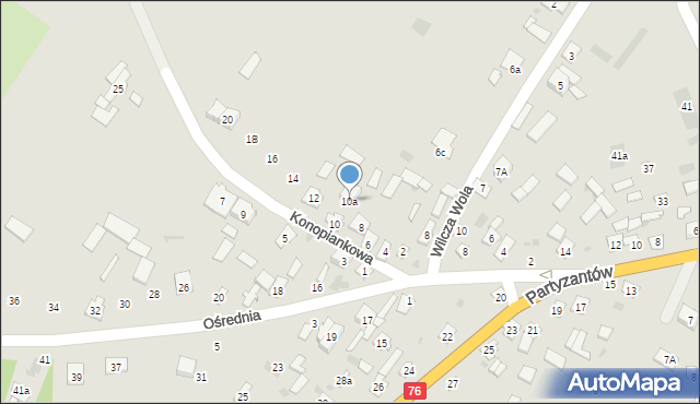 Stoczek Łukowski, Konopiankowa, 10a, mapa Stoczek Łukowski