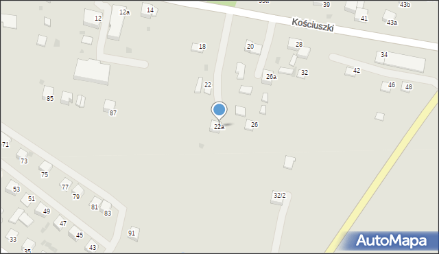 Stopnica, Kościuszki Tadeusza, gen., 22a, mapa Stopnica