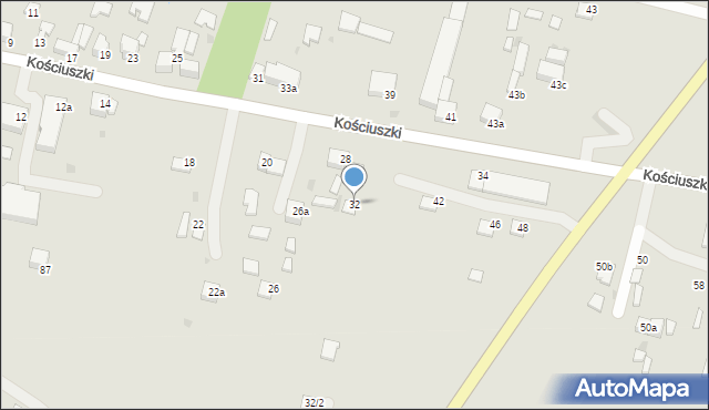 Stopnica, Kościuszki Tadeusza, gen., 32, mapa Stopnica