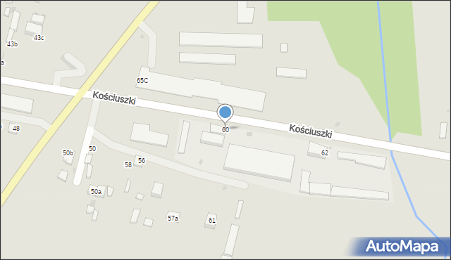 Stopnica, Kościuszki Tadeusza, gen., 60, mapa Stopnica