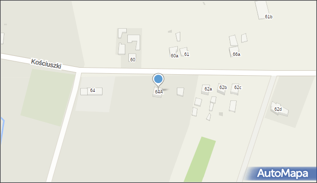 Stopnica, Kościuszki Tadeusza, gen., 64A, mapa Stopnica