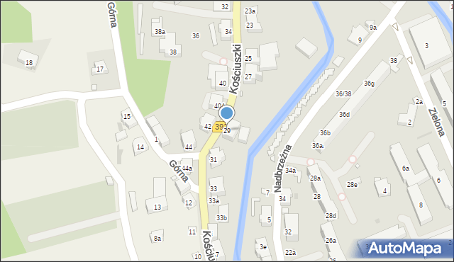 Stronie Śląskie, Kościuszki Tadeusza, gen., 29, mapa Stronie Śląskie