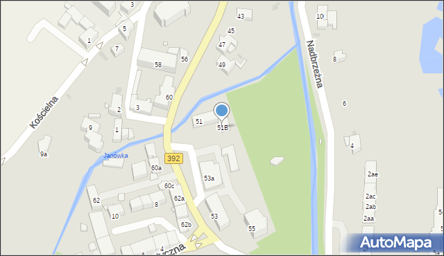 Stronie Śląskie, Kościuszki Tadeusza, gen., 51a, mapa Stronie Śląskie