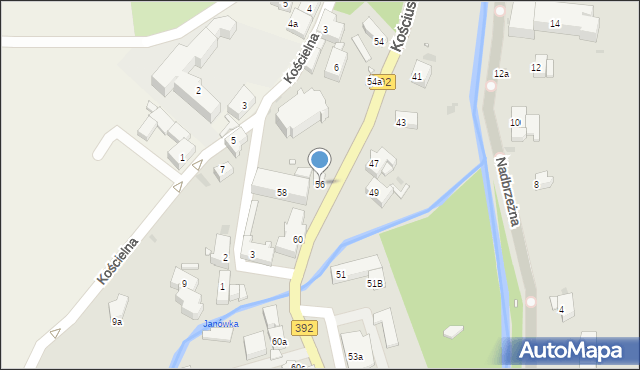 Stronie Śląskie, Kościuszki Tadeusza, gen., 56, mapa Stronie Śląskie