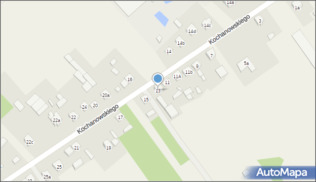 Strzałków, Kochanowskiego Jana, 13, mapa Strzałków