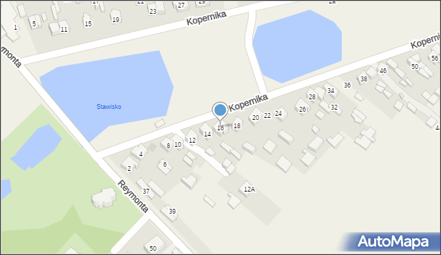Strzałków, Kopernika Mikołaja, 16, mapa Strzałków