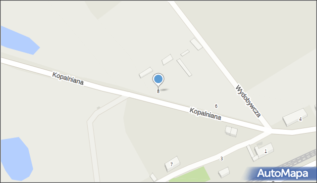 Strzegom, Kopalniana, 8, mapa Strzegom