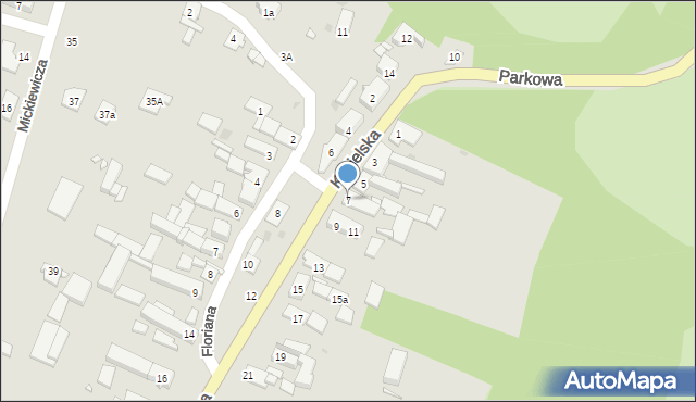 Strzelce Opolskie, Kozielska, 7, mapa Strzelce Opolskie