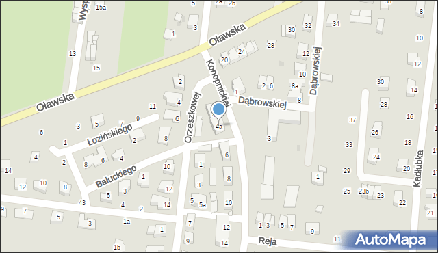 Strzelin, Konopnickiej Marii, 4a, mapa Strzelin