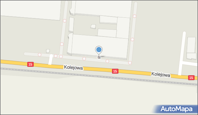 Strzelno, Kolejowa, 58, mapa Strzelno