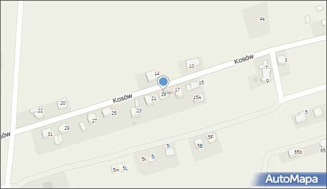 Studzienice, Kosów, 19, mapa Studzienice