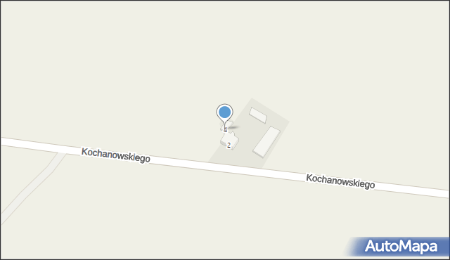 Stupsk, Kochanowskiego Jana, 4, mapa Stupsk