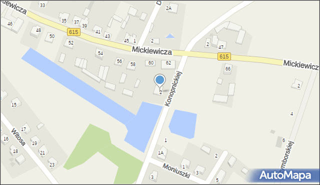 Stupsk, Konopnickiej Marii, 2, mapa Stupsk