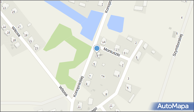 Stupsk, Konopnickiej Marii, 3, mapa Stupsk