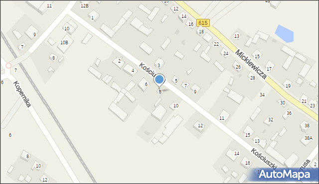 Stupsk, Kościuszki Tadeusza, gen., 8, mapa Stupsk