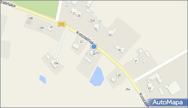 Sucha Koszalińska, Koszalińska, 24, mapa Sucha Koszalińska