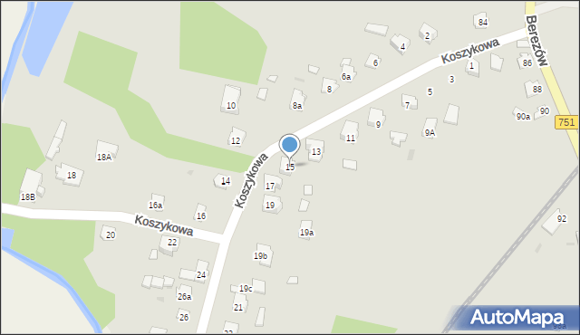 Suchedniów, Koszykowa, 15, mapa Suchedniów