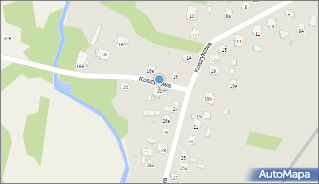 Suchedniów, Koszykowa, 22, mapa Suchedniów