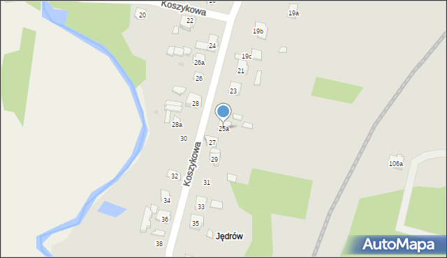 Suchedniów, Koszykowa, 25a, mapa Suchedniów