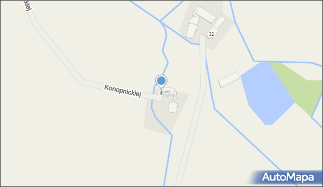 Suchodaniec, Konopnickiej Marii, 9, mapa Suchodaniec