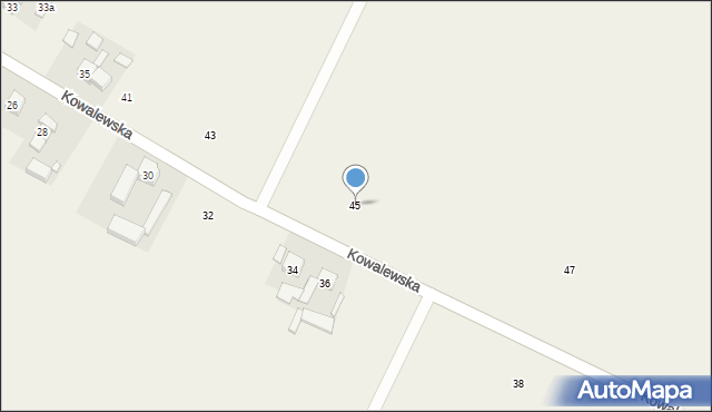 Suchorzew, Kowalewska, 45, mapa Suchorzew