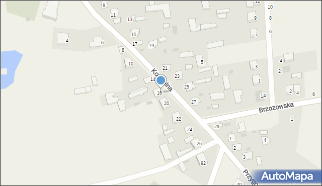 Suchożebry, Kościelna, 18, mapa Suchożebry