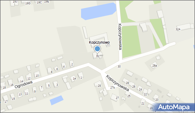 Sulęcinek, Kopczynowska, 31, mapa Sulęcinek