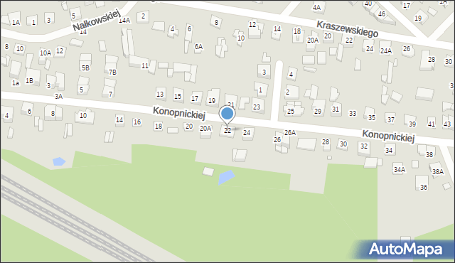 Sulejówek, Konopnickiej Marii, 22, mapa Sulejówek