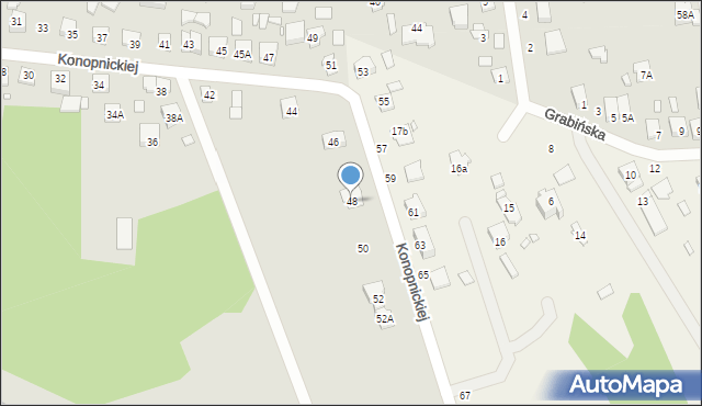 Sulejówek, Konopnickiej Marii, 48, mapa Sulejówek