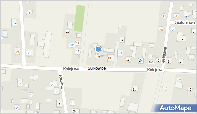 Sułkowice, Kolejowa, 16, mapa Sułkowice