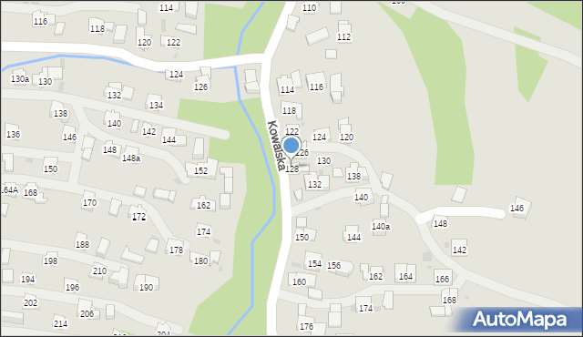 Sułkowice, Kowalska, 128, mapa Sułkowice