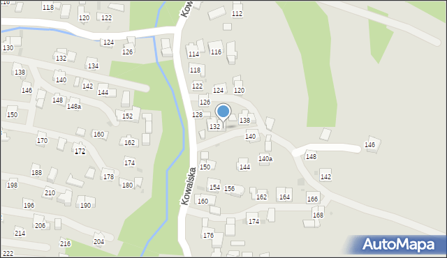 Sułkowice, Kowalska, 134, mapa Sułkowice