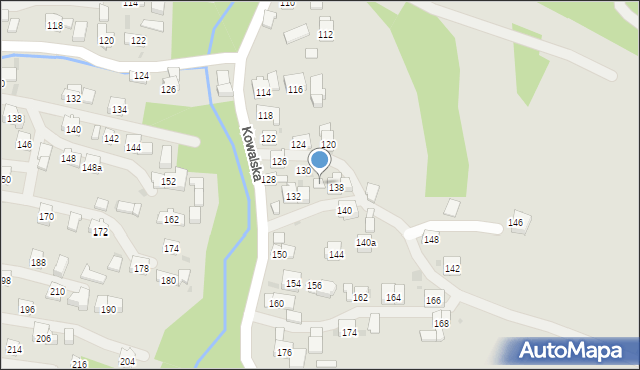 Sułkowice, Kowalska, 136, mapa Sułkowice